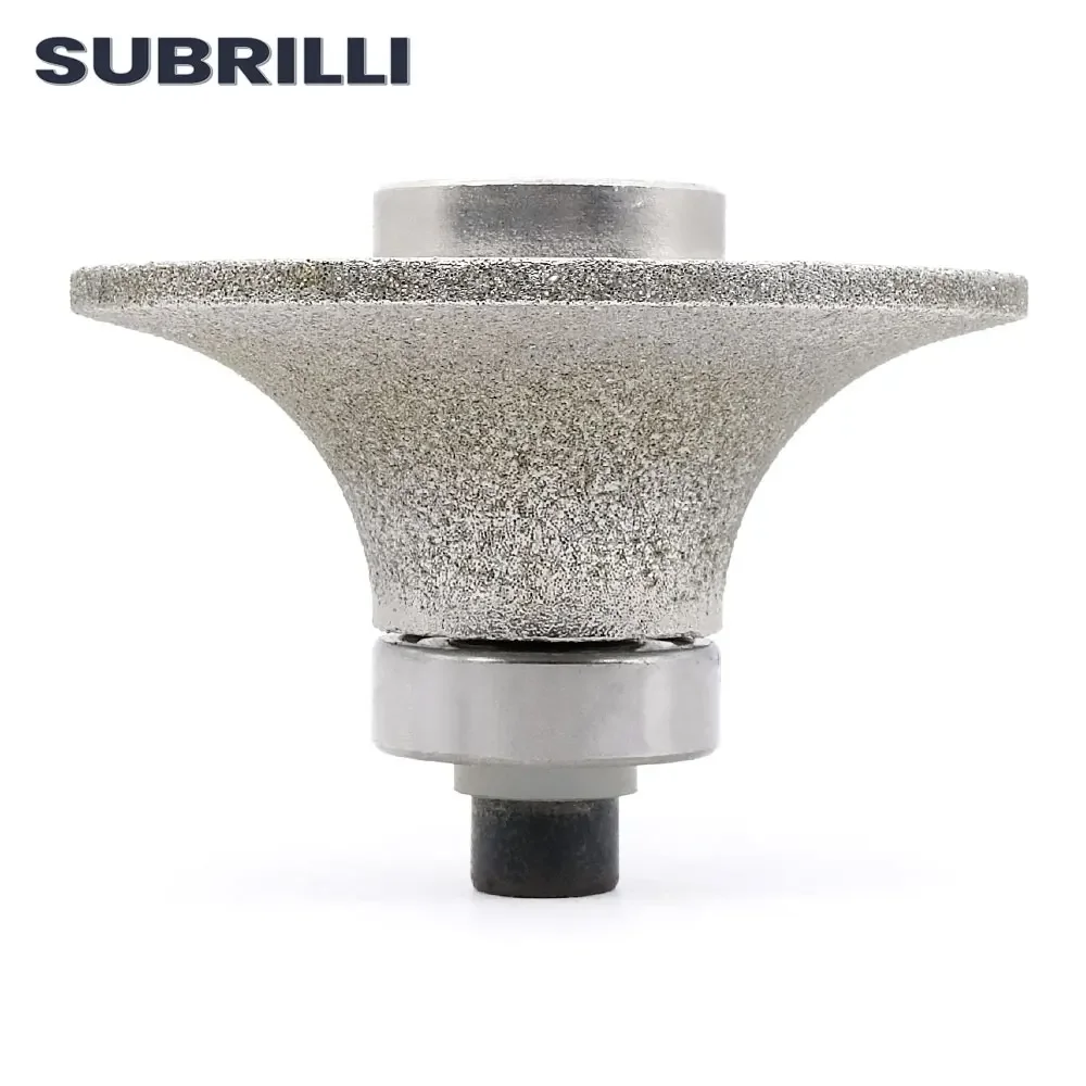 SUBRILLI B30 Demi Bullnose Diamond Router Bit Electroplated Diamond Profile Wheel For Edge Profiling Machine Hand Held Router
