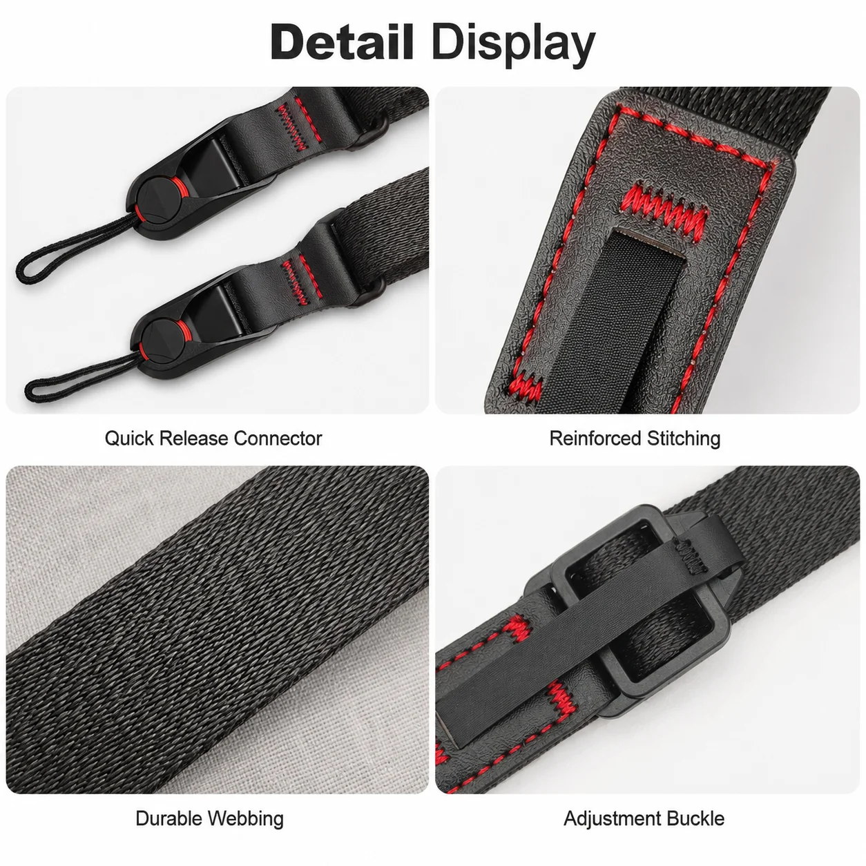SOARSHOT Quick Release Camera Shoulder Strap Adjustable Neck Strap for DSLR Mirrorless Camera Crossbody Sling Belt
