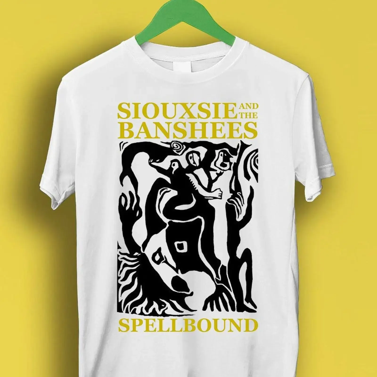 Siouxsie And The Banshees Spellbound Top Ladies Cool Best Music Movie Film Cult Gamer T Shirt P1162 vintage Washed fashion