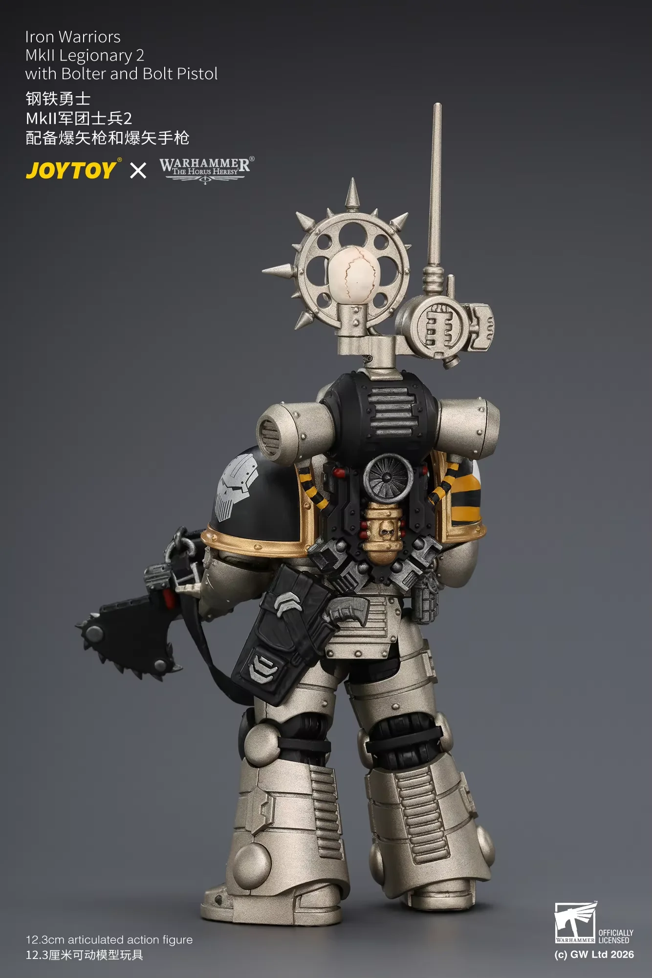 【Pre Sale】JOYTOY 1/18 Action Figure Warhammer The Horus Heresy Iron Warriors Mkll Tactical Sergeant/MkII Legionary1/2/3 Toy