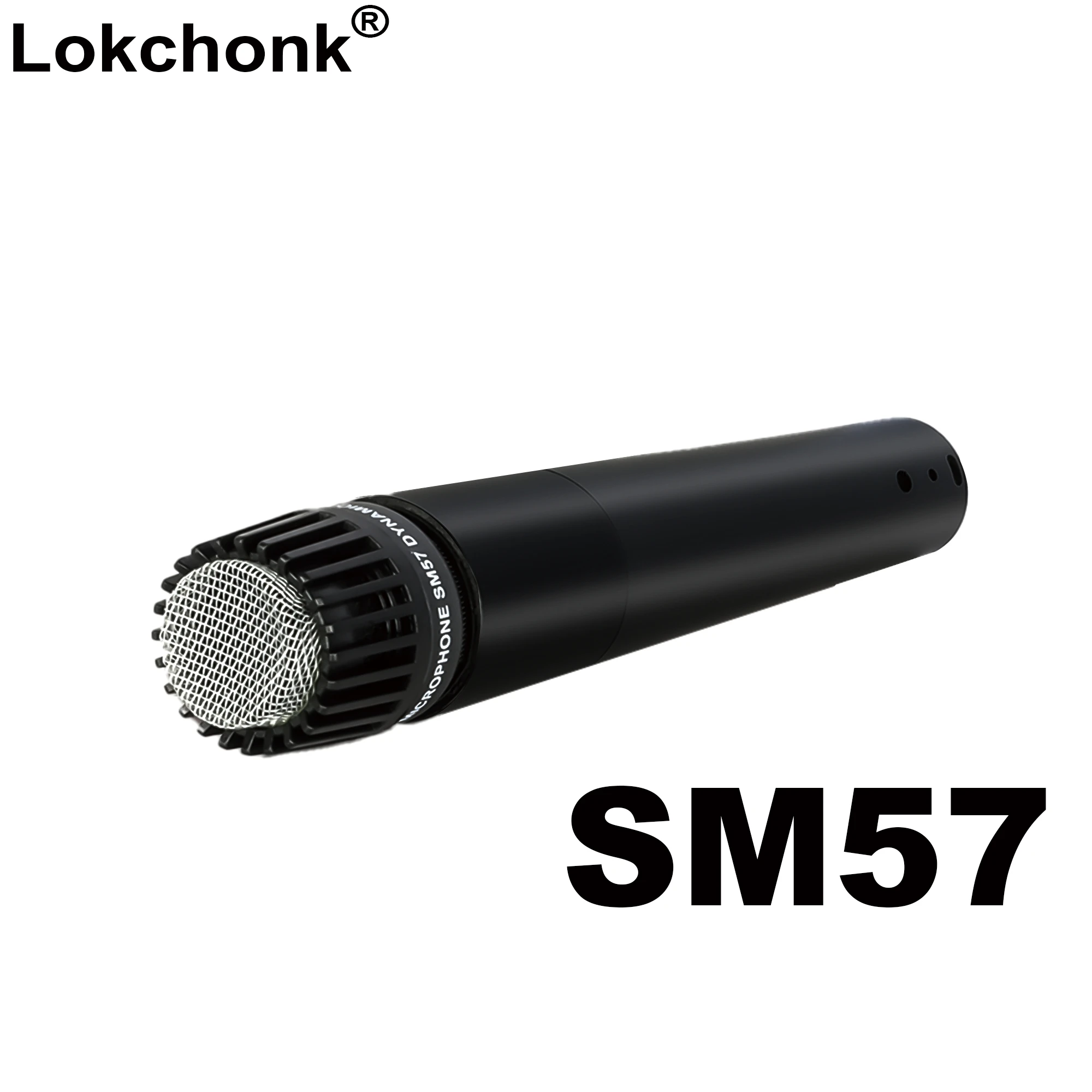 Micrófono cardioide de mano Lokchonk para actuaciones en vivo, karaoke SM57
