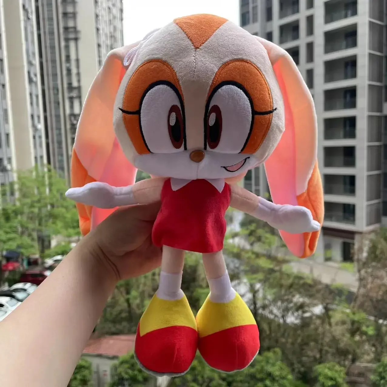 30cm Anime Knuckles the Echidna Plush Toys Cute Red Echidna Stuffed Plush Doll Cartoon Toys Kids Gifts