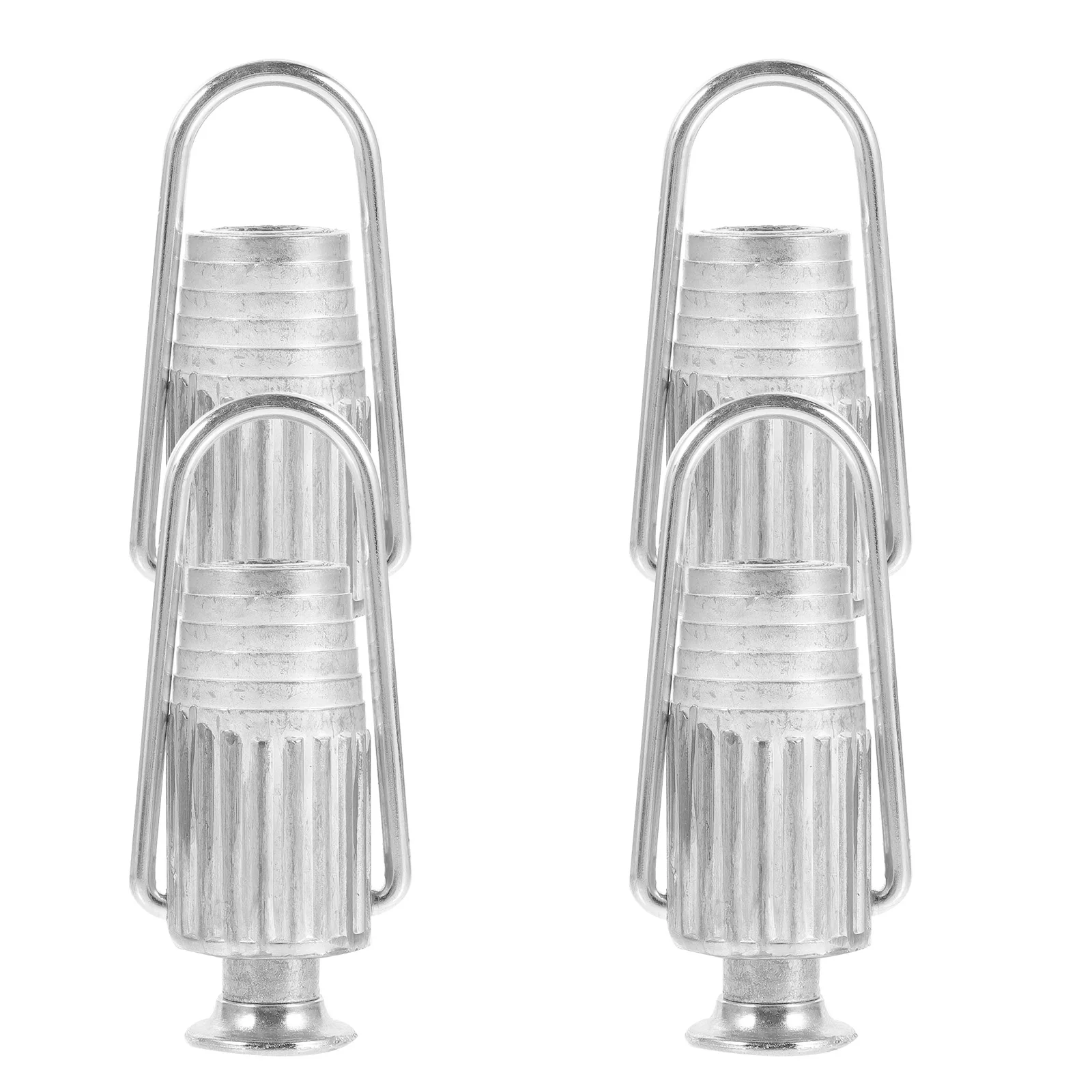 

4 Pcs Metal Rope Tightener Clotheslines Grips Dryer Wire Tool Laundry Fence Tensioners for Stainless Steel