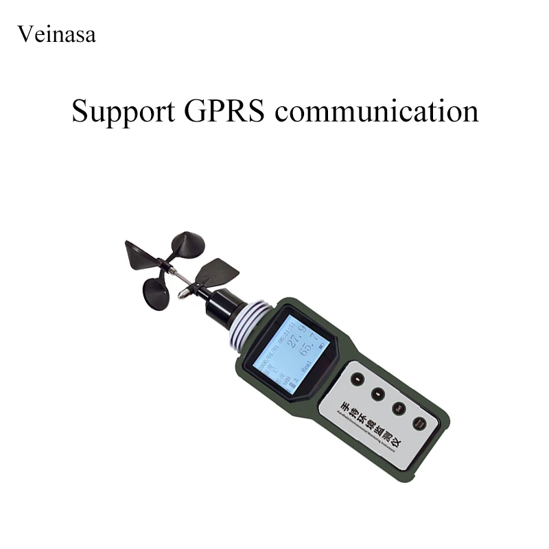 HAWS006A-GPS محطة الطقس المحمولة المحمولة درجة الحرارة الرطوبة استشعار الضغط في الهواء الطلق GPS محطة الطقس المحمولة #6