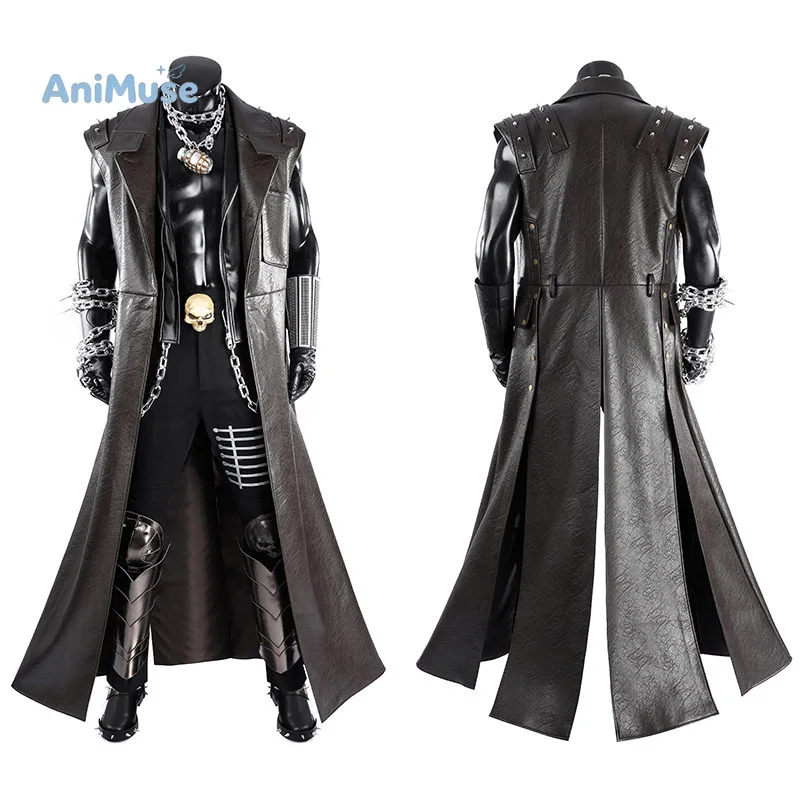 El Lobo ‌ Disfraz de Cosplay de Superhéroe, Conjunto Completo para Hombre con Zapatos, Ropa para Halloween, Comic Con, Juego de Roles, AniMuse