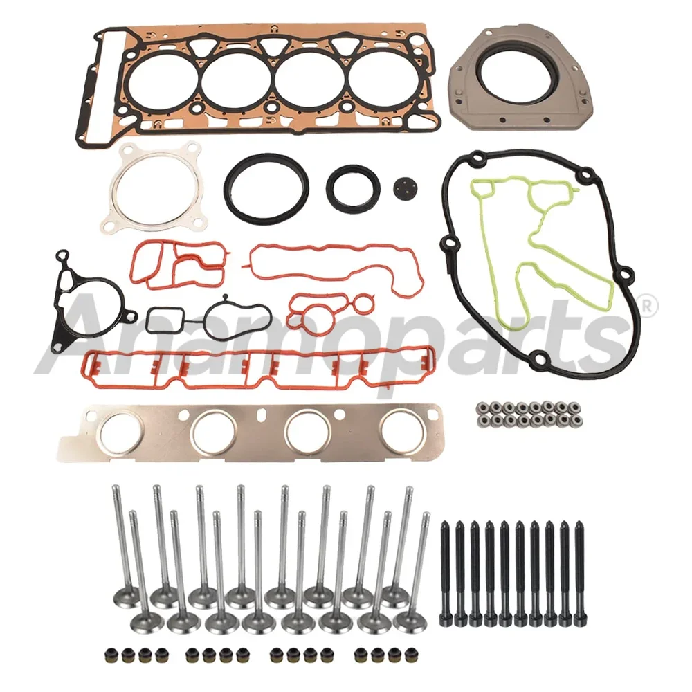 Engine timing chain Valve gasket assembly fits for 2008-2015 Audi A3 A4 Q5 TT VW Jetta GTI Passat CC GOLF 1.8T 2.0T 06K115225C