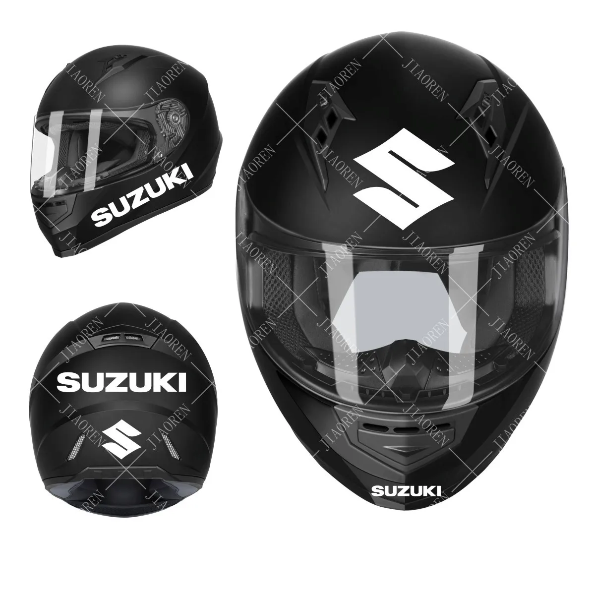 

Vinyl Suzuki Motorcycle Stickers Logo Helmet Decorative Decals Kit