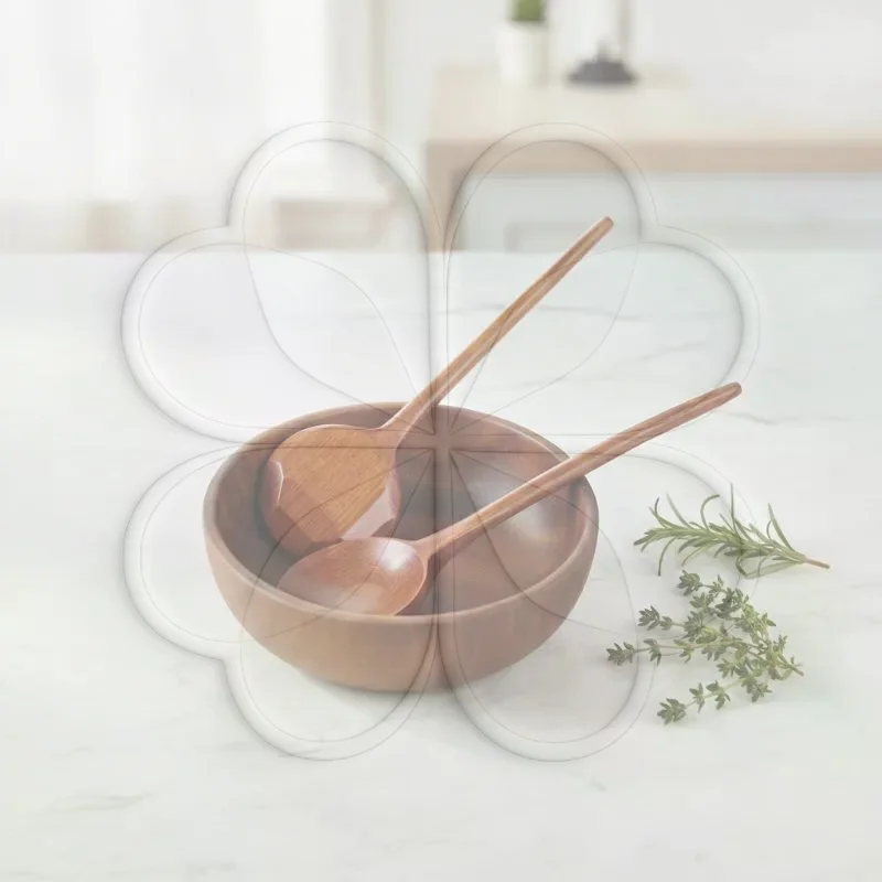 Handcrafted Natural Wooden Spoon BPA Free Portable 1Pcs Smooth Finish for Outdoor Camping Picnic Food Stirring Serving