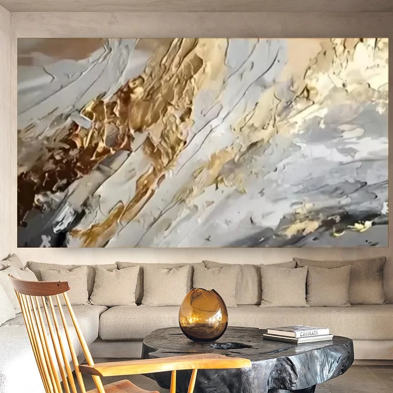 

custom size 60*180CM Pure hand drawn abstract oil painting