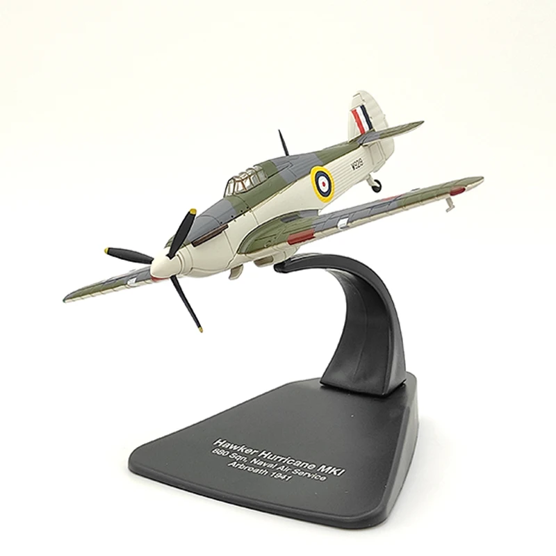 1:72 Scale Arbroath 1941 Hawker Hurricane MKI Fighter Aircraft Model Diecast Alloy Classics Toys Gifts Souvenir Static Display