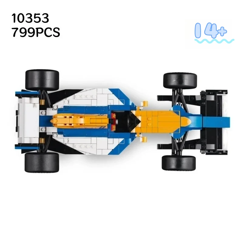 

Disney In Stock 10353 Williams FW14B Premium Building Set Racing Replica Toy Gift for Adults Kids on Birthday Christmas