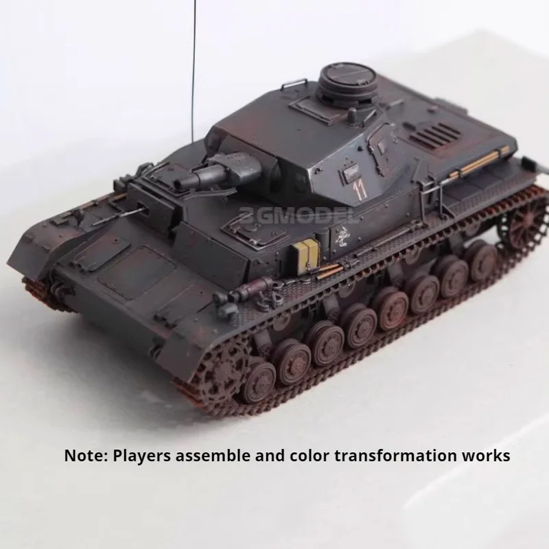 Tank Model Tamiya Assembled Tank 35096 Type 4 D-Medium Tank Attach Man 1/35 Toy Ornament desktop recreation