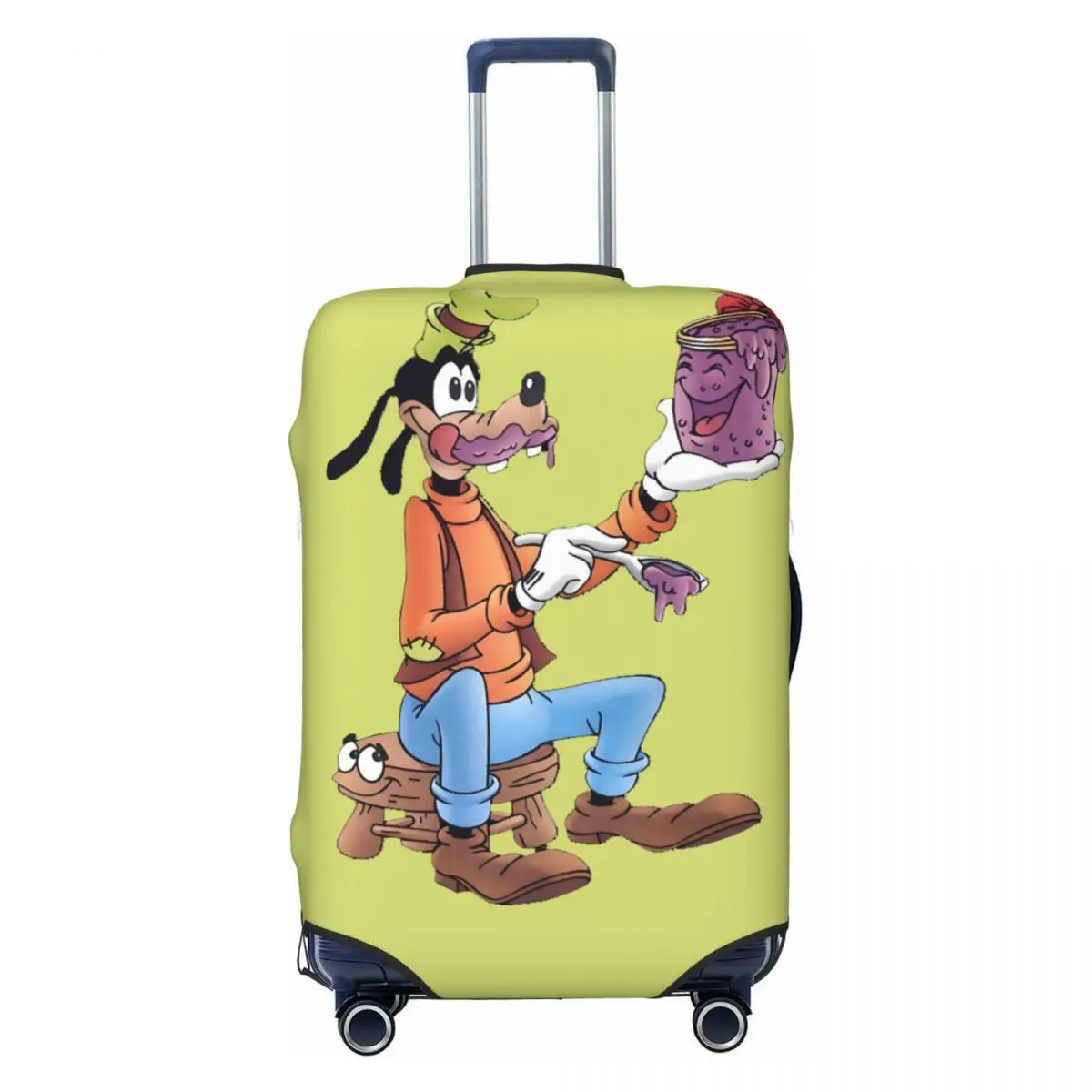 

Custom Goofy Goof Luggage Cover Elastic Anime Cartoon Travel Suitcase Protective Covers Suit For 18-32 inch