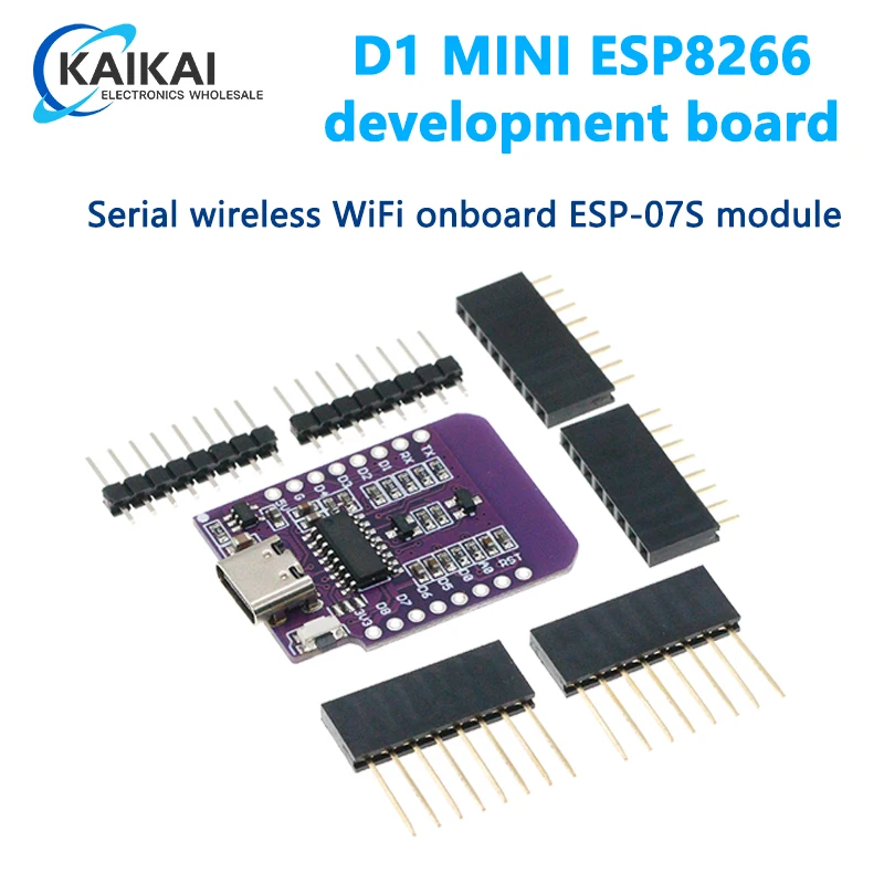 

D1 MINI ESP8266 development board serial port wireless WiFi onboard ESP-07S module