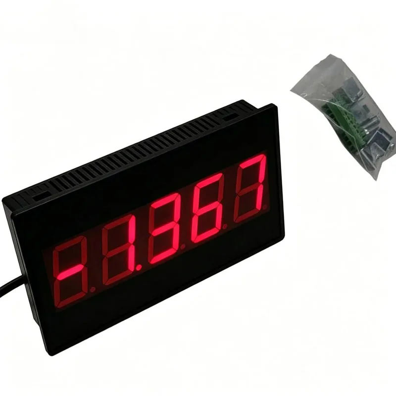 Industrial 1.5-Inch 5-Digit LED Display Module - RS485 Communication Modbus RTU/ASCII Protocol Wide 10-36V Voltage
