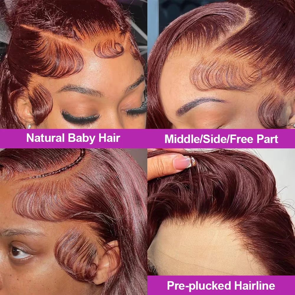 Bob Glueless Perücke Glatt Kurz #4 Schokobraun 13x4 HD Lace Front 100% Echthaar 250% Dichte Ready to Wear Versand aus FR Lager für Schwarze Frauen – Detail 7