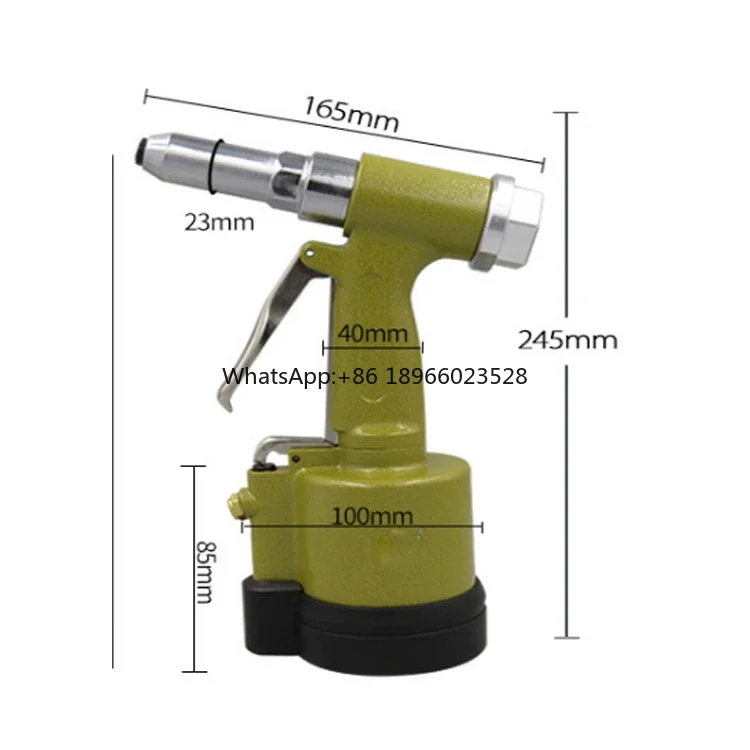 Hot Cheap Portable Hydro-Pneumatic Air Rivet Gun Hand Rivet Nut Tool in Stock