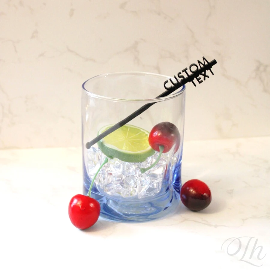 

10/50pcs Custom Drink Stirrer Wedding Drink Stirrers Personalized Drink Stirrers Laser Cut Acrylic Drink Stirrers