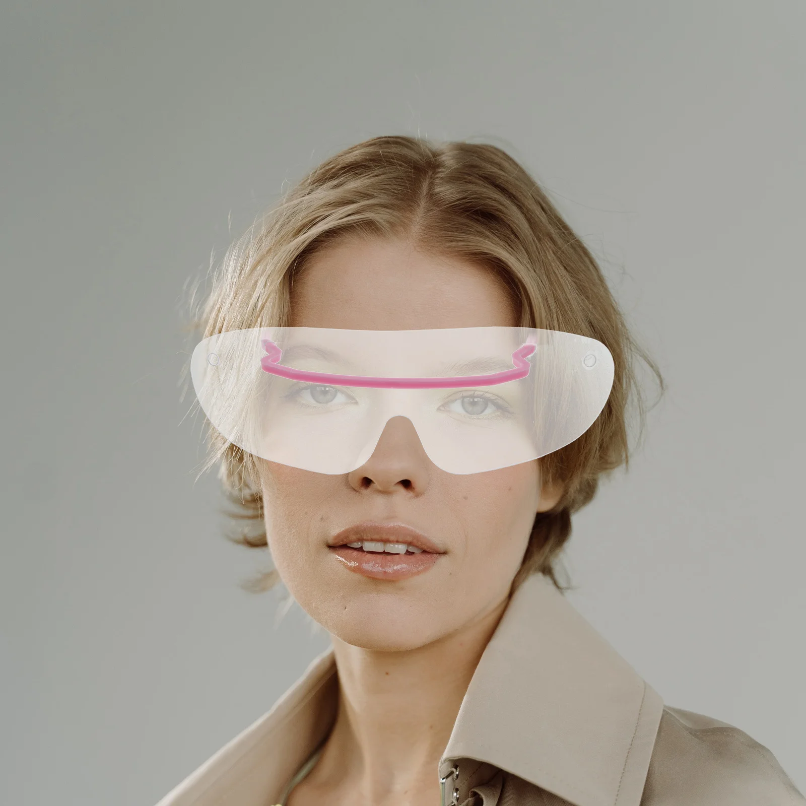 

10pcs Disposable Mask For Adults Hd Lens Windproof Anti-Spittle Protection Unisex Eyes Protector One-Time Eye Cover Proof