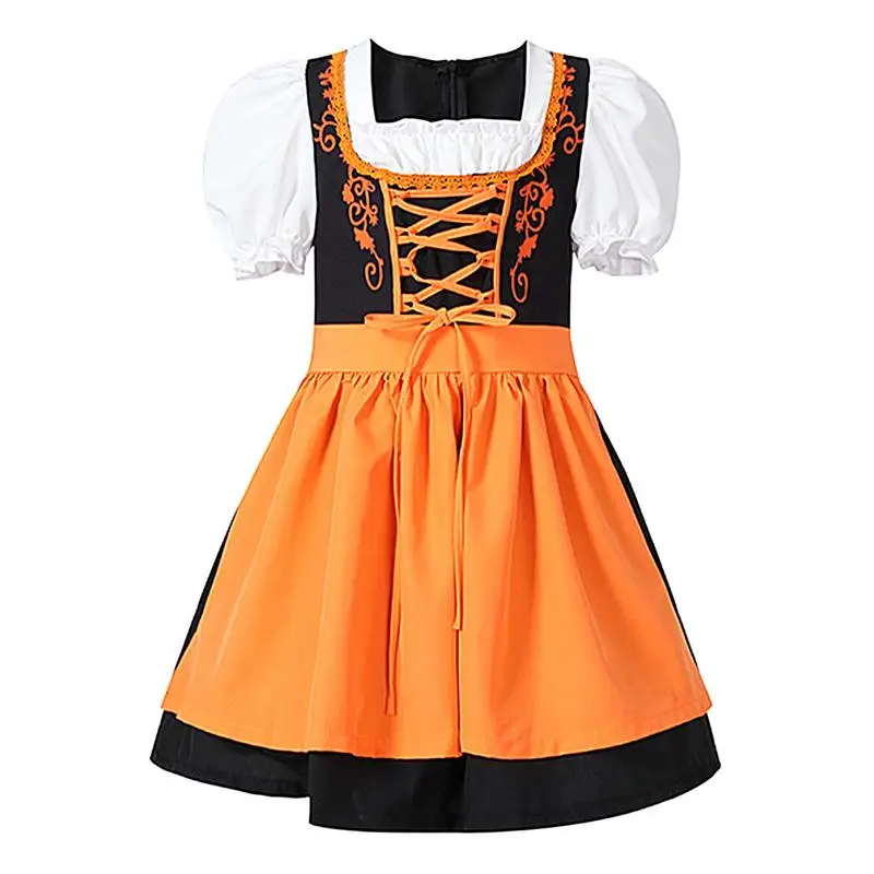 Kids German Costume Dirndl Dress Halloween Children's Dress Dirndl Costume Kids Beer Festival Costume For Beer Festival Carnival