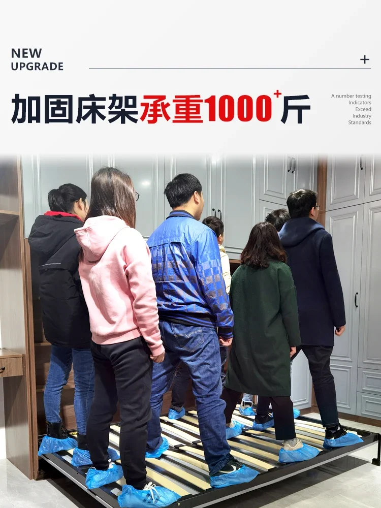 Accessoires de Quincaillerie de Lit Caché Personnalisés, Placard Rabattable de Haut en Bas, Rabattable sur un Côté