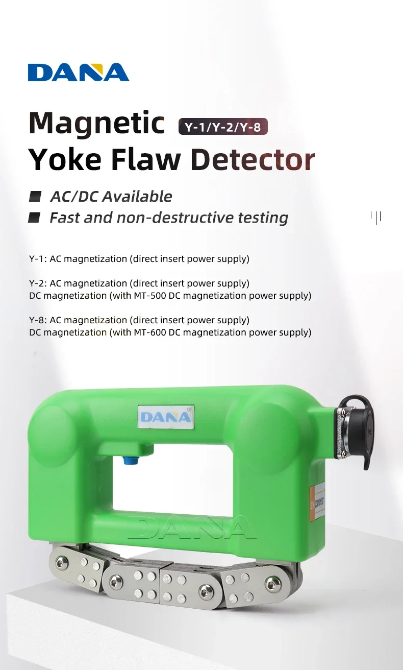 Y-8 AC&DC Yoke magnetic particle testing equipment MT Y-1 test instruments industrial metal detectors magnetic yoke fluorescence