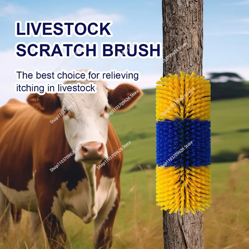 Farm Cattle Body Brush, Horse Body Brush, Dairy Cow Cleaning Brush, Cattle & Horse Universal Grooming Brush