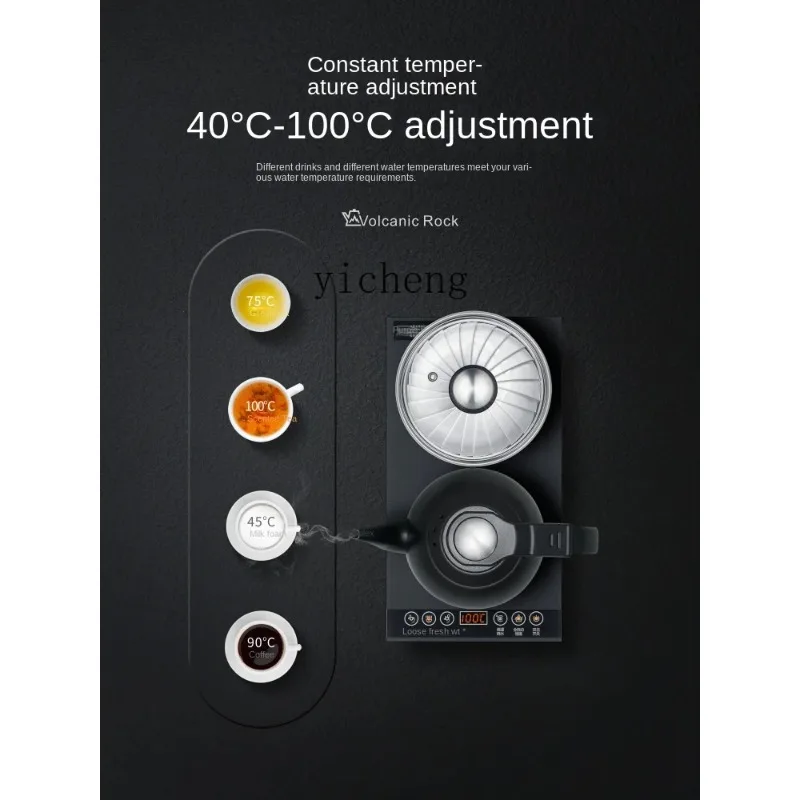 Dq-20 Bilateral Automatic Water Feeding Fast Kettle Tea Table Embedded Electric Heating Tea Stove 5