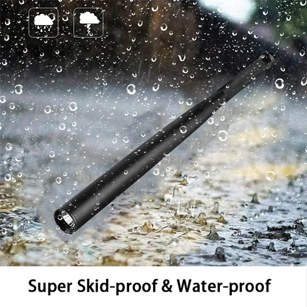 Ultra Bright Self Defense Baseball Bat Stick Flashlight Outdoor Emergency Personal Torch Defense Anti Riot Equipment Supplies