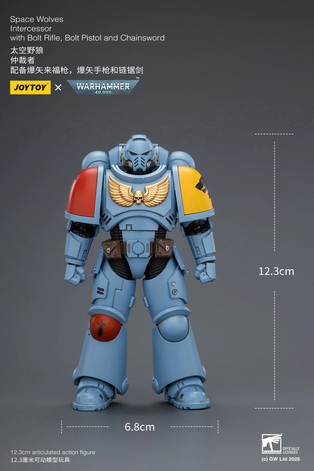 [AUF LAGER] JOYTOY Warhammer 40K 1/18 Actionfigur Intercessor mit Bolzenschrotflinte, Bolzenpistole und Kettenschwert 10 Stück Anime-Modell – Detail 22