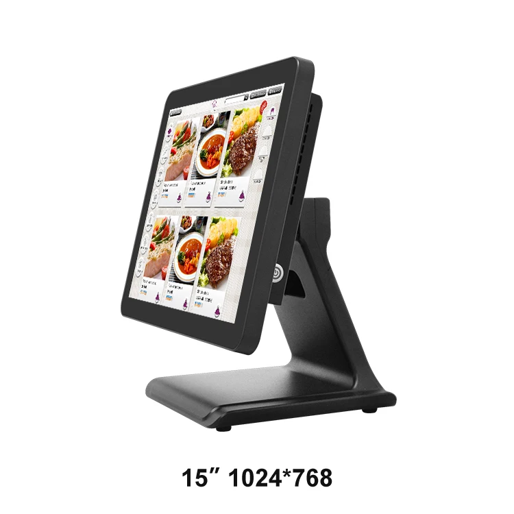 China Factory15inch Dual Screen Aluminum Windows Cheap Pos System For Retail Shop