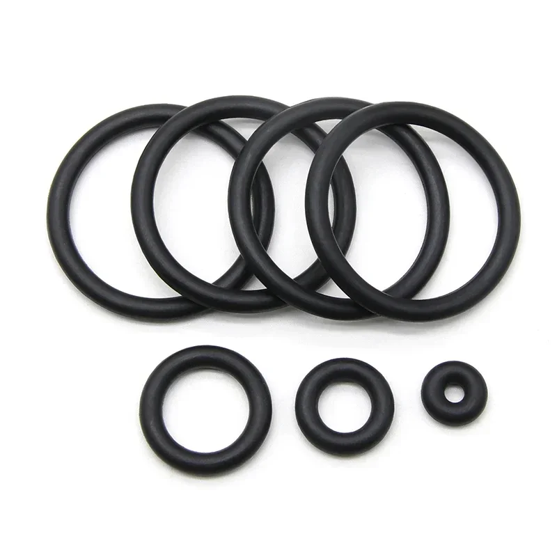 10/50 Stuks Epdm O Ring Pakking Cs 3.5Mm Od 10 ~ 85Mm Zwart Zuur En Alkali Weerstand Water Weerstand Wrijving Weerstand O-Ring