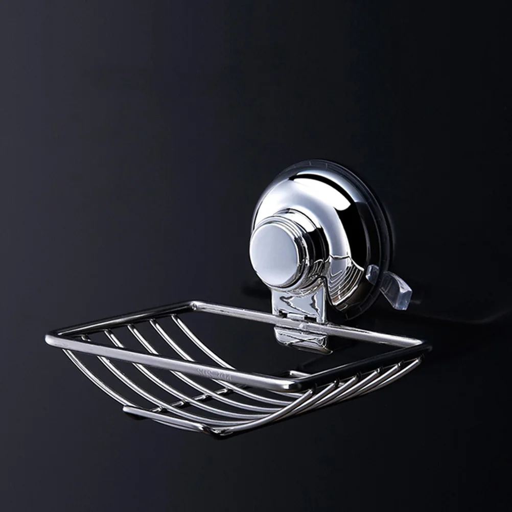 

304 Stainless Steel Soap Dish Holder Wall Mounted Silver Bathroom Accessories Corrosion Resistant Space Saving Soap Basket Tray