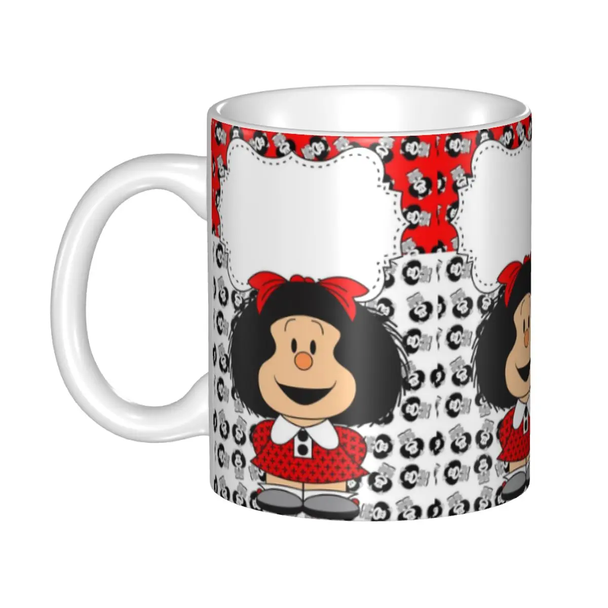 

Custom Anime Mafalda Coffee Mug DIY Cartoon Quino Manga Ceramic Tea Milk Cup