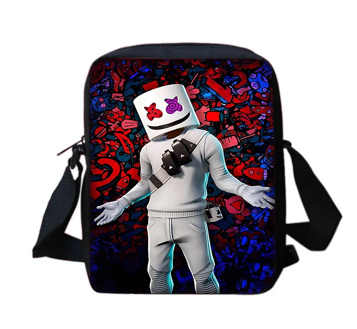 Classic Game Fortnites Boy Girls Printed Shoulder Messenger Bag Child Casual Handbag Men Women Phone Bag Shopping Bag