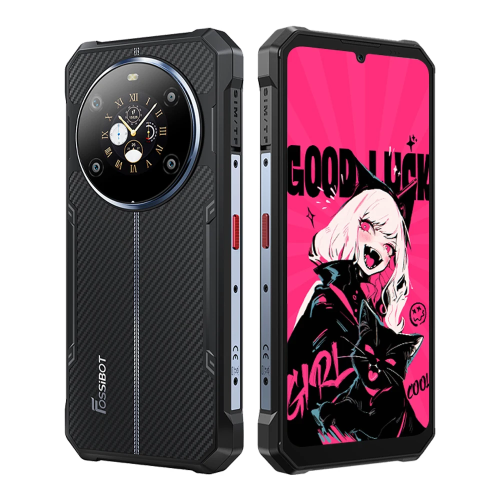 [Versand aus innerhalb Europas] FOSSIBOT F109S 4G Outdoor-Smartphone 6,75-Zoll HD+ Display 24(8+16)GB RAM+256GB ROM MediaTek Helio G81 4G 10600mAh Akku 18W Schnellladung 50MP+16MP Kamera 1,32-Zoll