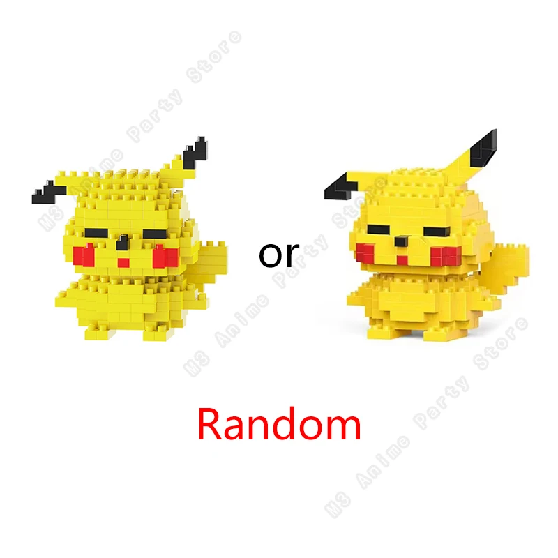Pokemon Building Blocks Set Pikachu Bricks Block Assembling Micro Anime Gengar Charizard Model Building Toys Gift image 5