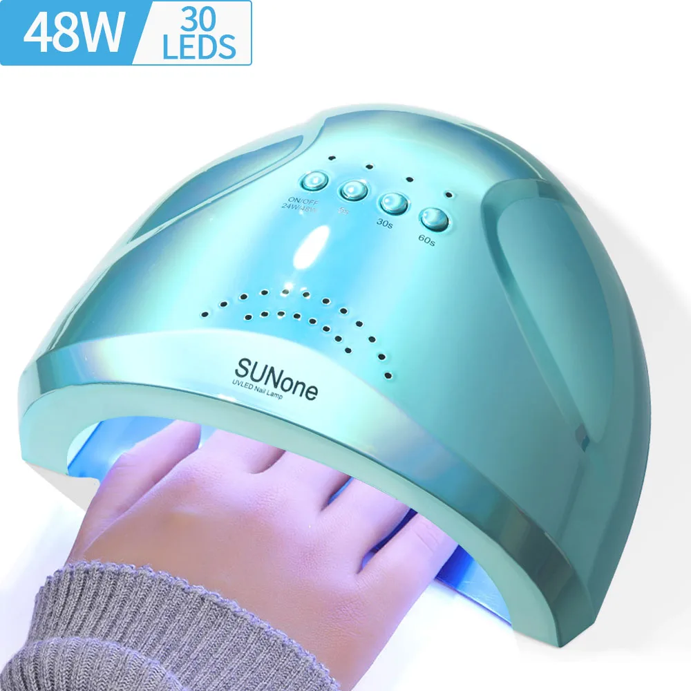 Lincorda SUNONE 48W lampada per asciugare le unghie elettrolitica per unghie smalto Gel a luce UV Manicure attrezzatura professionale per strumenti per Manicure