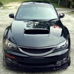 For Subaru Impreza WRX-STI Front Bumper Racing Grills Real Carbon Fibe Grille 10TH Decorative Cover Accessories 2008 2009 2010