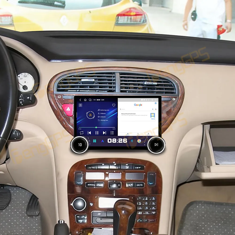 Für Peugeot 607 1999-2006 Android Autoradio Multimedia-Videoplayer Kabelloses Carplay Autoradio Stereo GPS-Navigation Haupteinheit