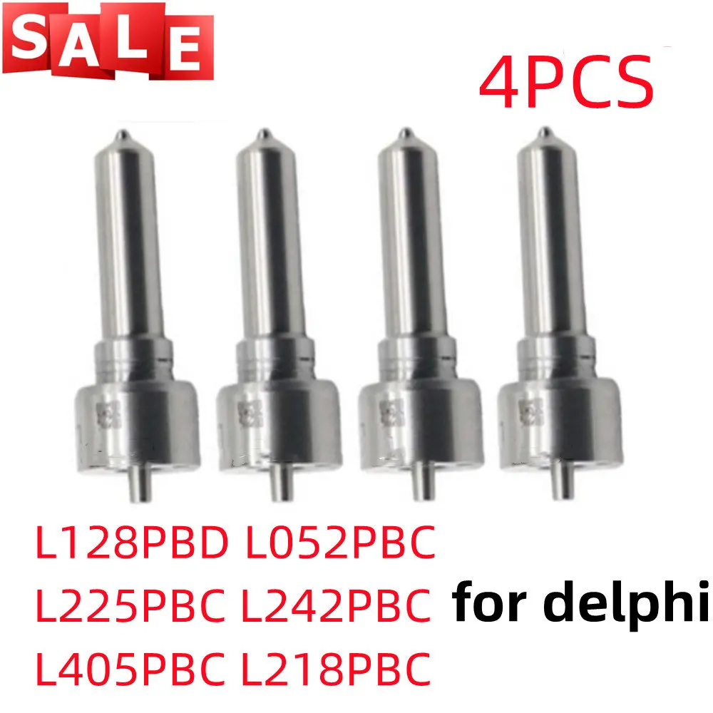 

4PCS L128PBD L052PBC L225PBC L242PBC L405PBC L218PBC Common Rail Diesel Injector Part Nozzle For Delphi 3/4