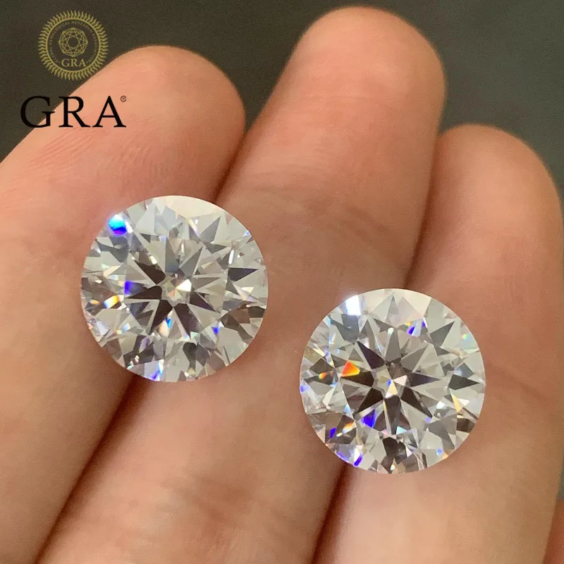 

Ruif Moissanite Свободный Камень D Цвет 0,1-6ct Moissanita драгоценные камни Фабрика оптовая лабораторная выращенная бриллиант фотокамень