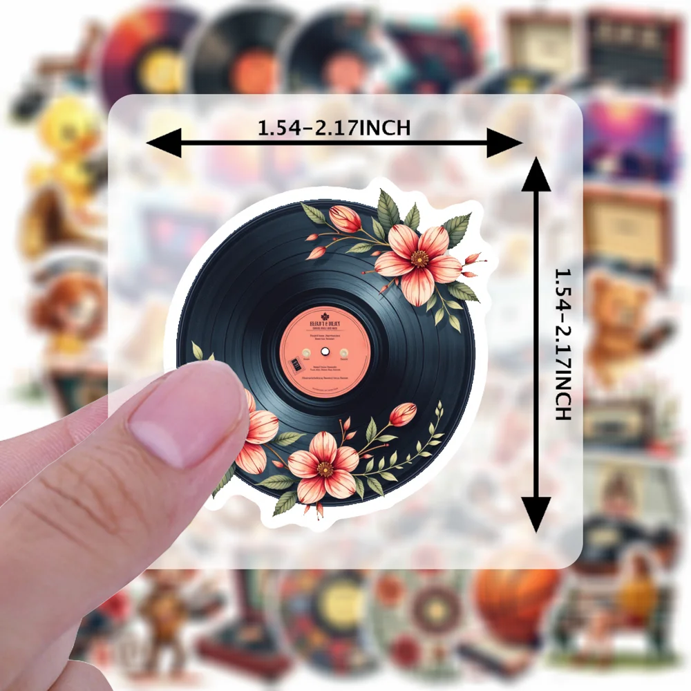 

50 шт. наклейки на день рождения DIY наклейки для ноутбука, мотоцикла, багажа, телефона, гитары, сделай сам, велосипеда, скейтборда, ноутбука, багажа