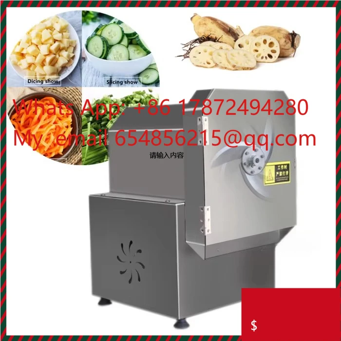 Economic Vegetable Chopper Fruit Vegetable Slicer Automatic Onion Slicer Machine Cutter Leafy Vegetable Cutting Machine