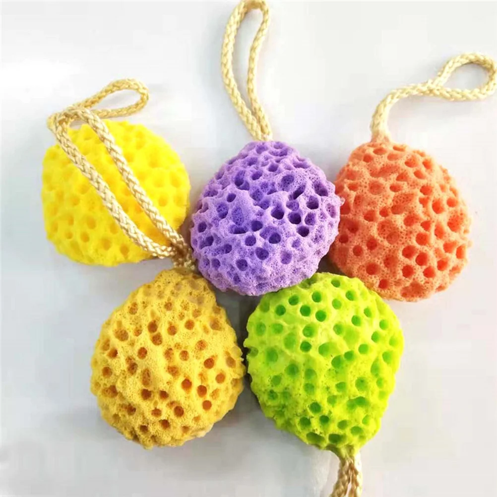 

3pcs Honeycomb Bath Cotton Sponges Soft Body Natural Sponge Baby Bath Shower Bathroom Exfoliating Massaging Cleansing