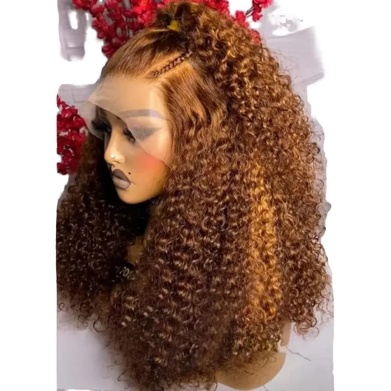

Full Density Raw Vietnamese Virgin Hair 13 * 4 Lace Front Wig Supplier Super Double Pull Elf Curl Lace Front Wig
