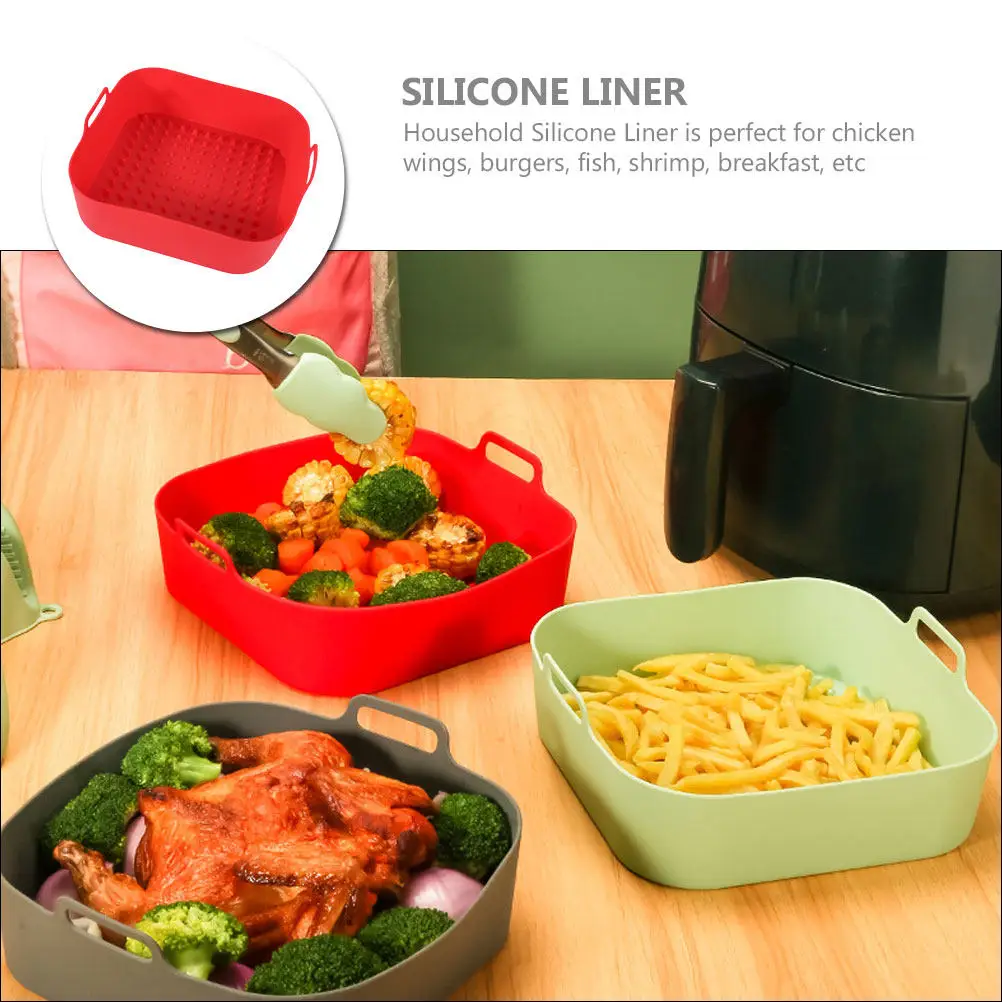 Reusable Silicone Nonstick Heat Resistant Dishwasher Safe for Chicken Wings Burgers Fish Shrimp Baking Cooking