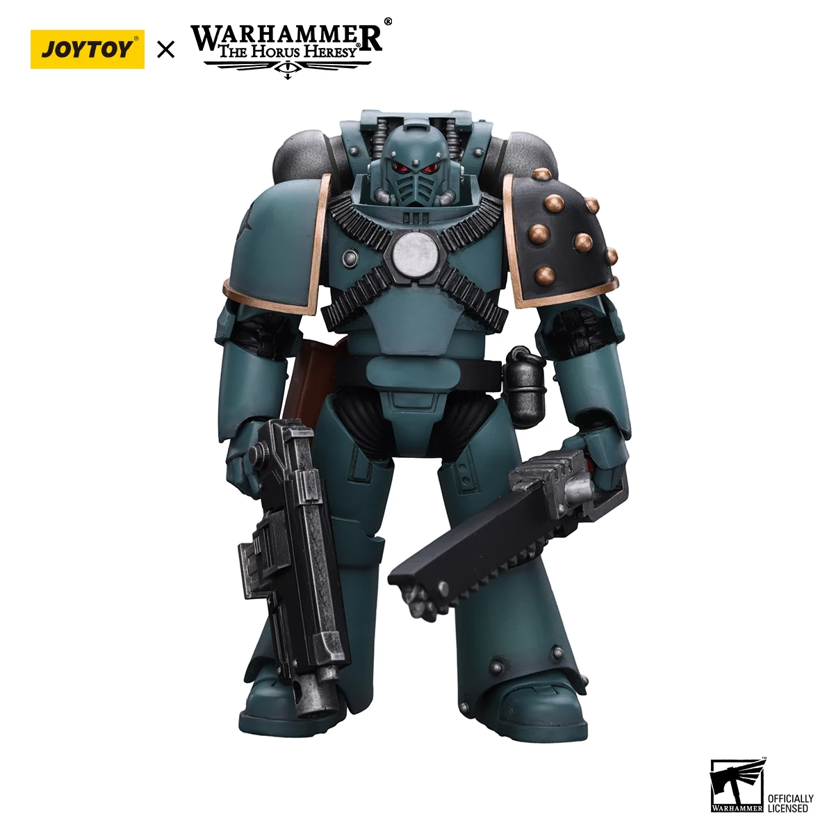 JOYTOY Warhammer 40k 1/18 Action Figures Anime 12cm Sons of Horus MKIV Tactical Squad Collection Model Toys