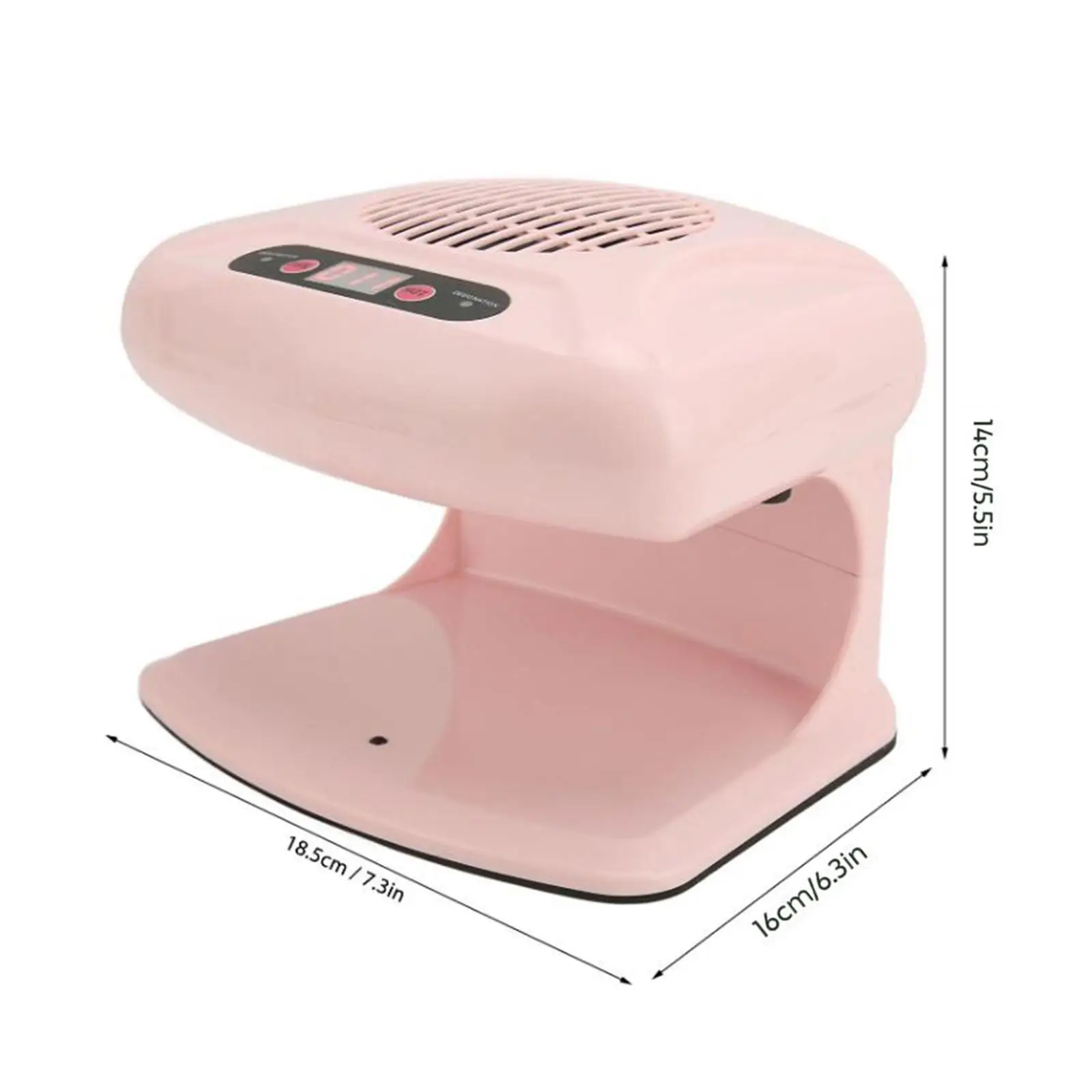 Air Nail Dryer Fan with Warm and cool wind Nail blow Dryer Machine for Fingernail Toenail Professional Salon and Home Use