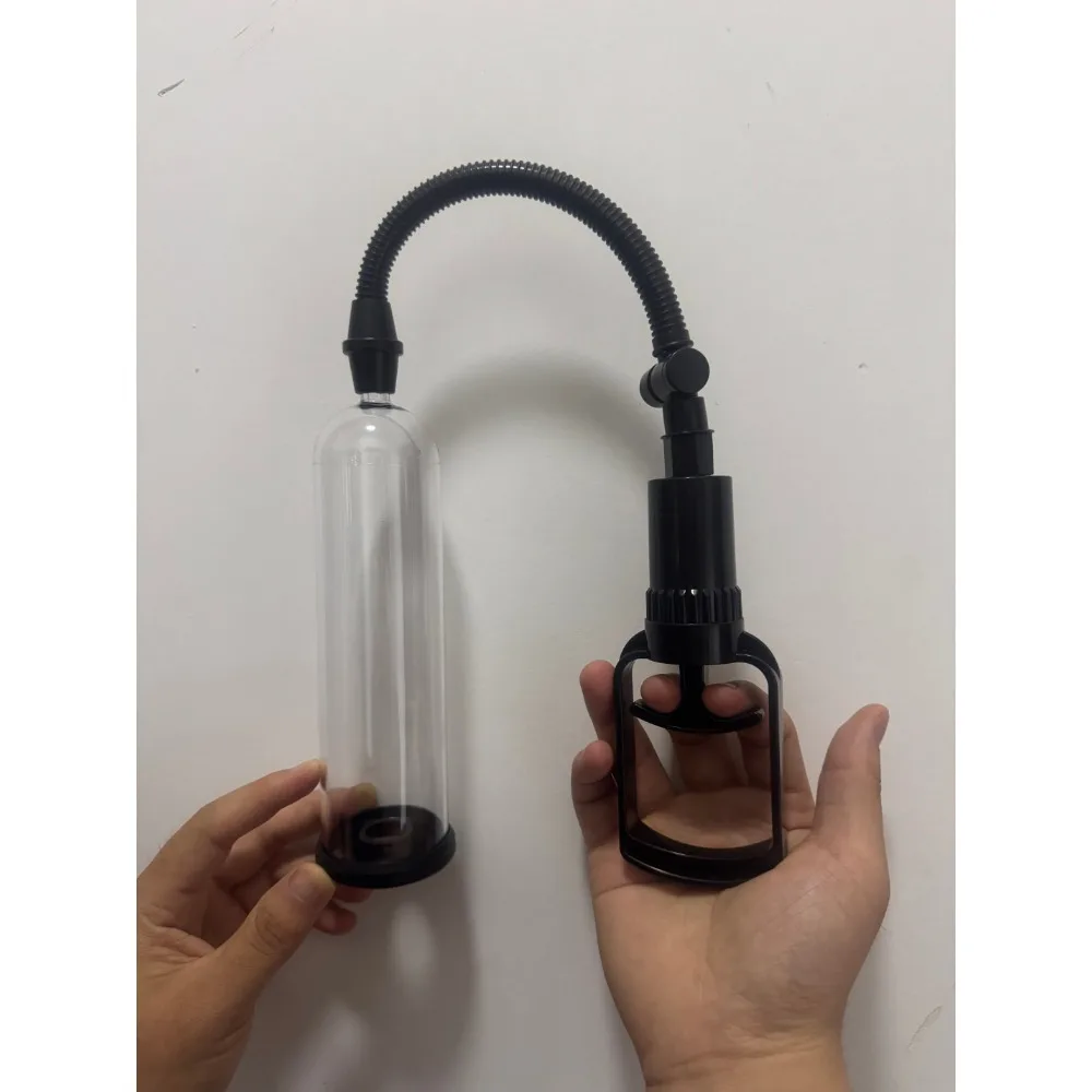 1pcs Men Vacuum Pump Trainer Manual Treatment Device Manual Air Pump Exerciser Personal Health Care